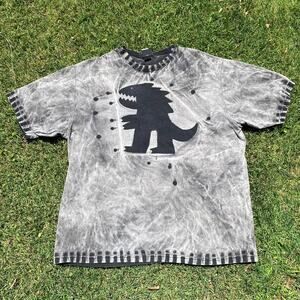 Unique Rare Custom Tie Dyed Monster Tee Heavyweight Cotton Blend Adult XL